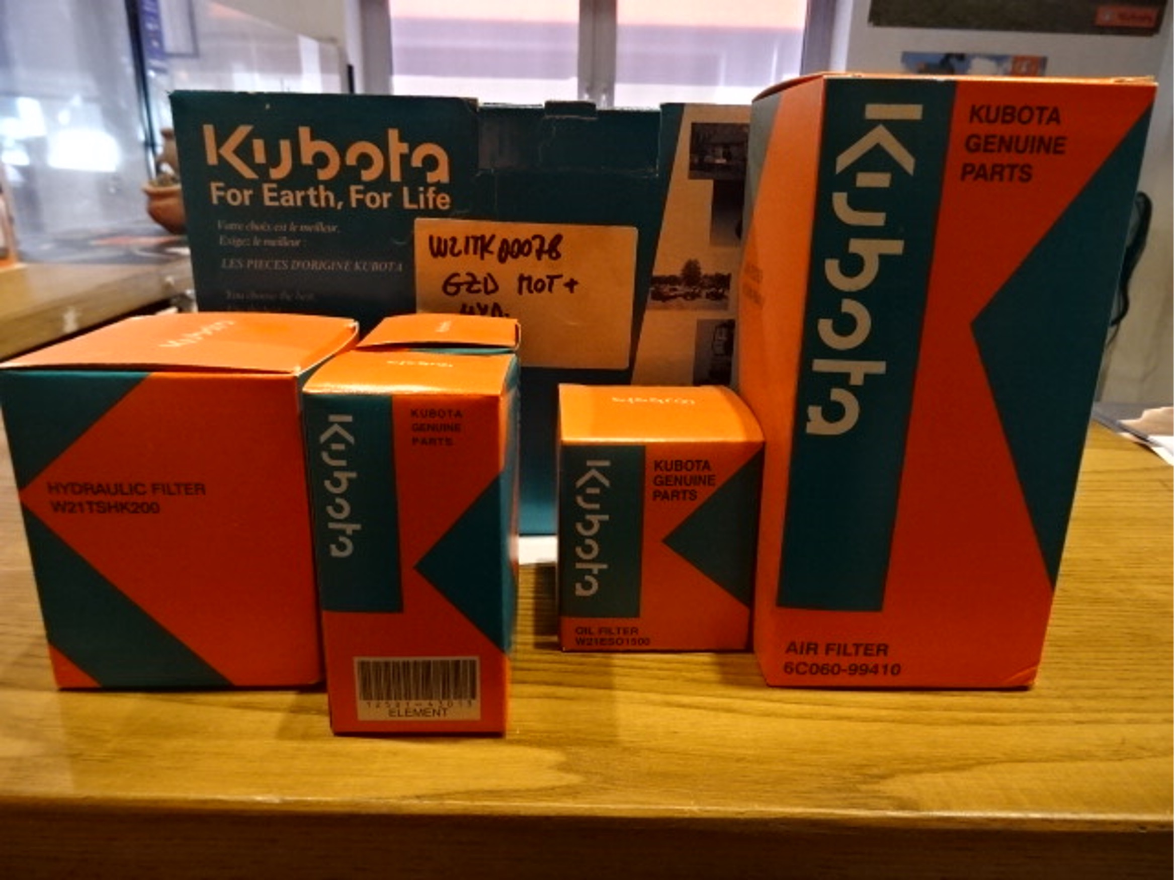 Kit filtri W21TK00078 Kubota GZD 15/21