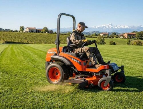 Rasaerba Zero Turn Kubota a Cuneo: Come sfalciare 2 ettari in 4 ore risparmiando il 30% di carburante